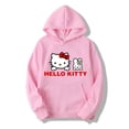 thumbnail image 3 of Sanrio-Sudadera con capucha de Hello Kitty para mujer, ropa bonita 3D con estampado de dibujos animados, moda de primavera y otoño, 2000s, y2k, 3 of 7