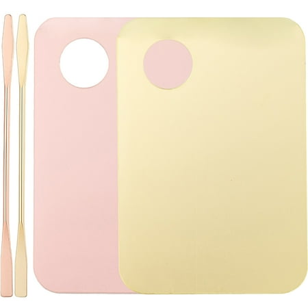 

Yuangui Cosmetic Mixing Plate & Spatula Set for Makeup & Manicure