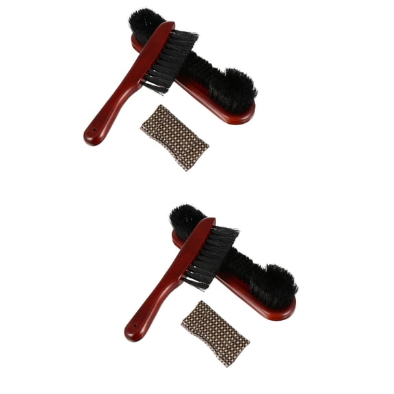 DEMACRIO Rail Brush Kit PVC Wool .23x9.44x2.16 In 2 x Billiard Cues Cleaning Cloth