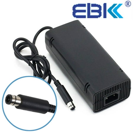EBK XBOX 360e Power Supply Cord for Xbox 360 Elite 4G 250G (Best Xbox 360 Version)