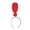 E, variant on ZZyuan Festival Hair Hoop Funny,Funny Red Reart Readband,Party Novelty Hair Headband Arrowhead Bopper for Photoshoot Props Party Supplies A