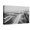 Canvas, variant on Art.com Long Beach, California Rainbow Pier and Ocean Blvd. Photograph - Long Beach, CA Art Print by Lantern Press, Black Frame Wall Art, 23" x 17"