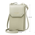 thumbnail image 2 of Women Small Crossbody Cell Phone Purse, Mini Messenger Shoulder Handbag Wallet with Credit Card Slots, 2 of 5