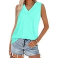 thumbnail image 6 of VerPetridure Womens Tank Tops Summer Deep V Neck Loose Fit Flowy Sleeveless Shirt, 6 of 8