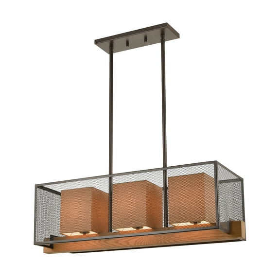 Elk Home 35-Inch Wide Crossbeam Chandelier, Oil Rubbed Bronze