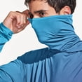 thumbnail image 4 of JXMVOJ Men's & Women's Summer UPF50+ Lightweight Breathable Sun Protection Hooded Blouse for Hiking Camping Fishing, Elastic Fabric Foldable Design, 4 of 7
