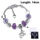 thumbnail image 1 of Pulsera con dijes de diamantes de imitación de cristal brillante y colgante de unicornio, caja de regalo y juego de tarjetas para mujeres y niñas, 1 of 8