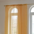 thumbnail image 4 of Namzi Elegant Curtains Sheers - 1 slice orange See Through Curtains for Living Room, 150cm*214cm - Lace Window Drapes, Light Filtering Sheer Curtains,, 4 of 5