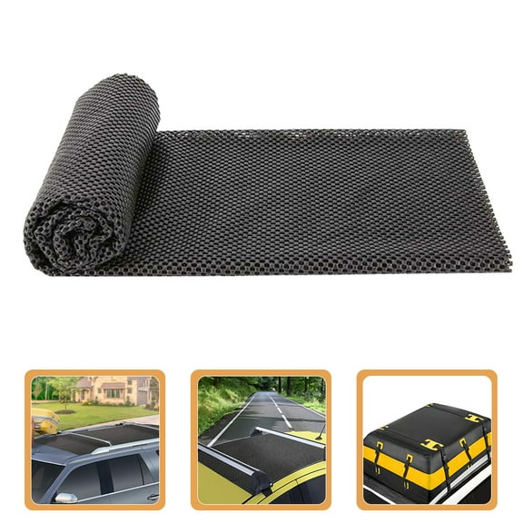 Amosfun Rooftop Cargo Protective Mat Car Top Carrier Pad Black 1Pcs