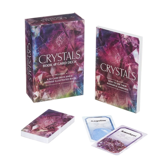 Crystals Book & Card Deck Includes a 52Card Deck and a 160Page