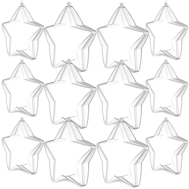 unbranded 20Ud Adornos Transparente Rellenables Para Manualidades Y Eventos