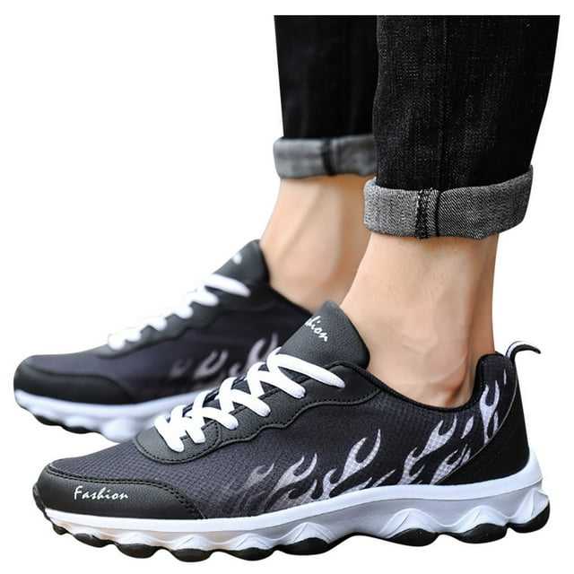 LSLJS Chaussures de Sport pour Hommes, Espadrilles Légères et Respirantes d'Extérieur à la Mode pour Couple, Chaussures de Course