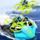 thumbnail image 3 of Bewildely Dron transformable de juguete a control remoto ABS, aerodeslizador para niños, ideal para agua, tierra, aire y exteriores. Juguetes y Juegos electricidad única verde, 3 of 6