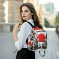 thumbnail image 6 of FORMRS Mini Backpack Purse for Women Travel Daypack Casual Shoulder Bag, Black Streets, 6 of 7