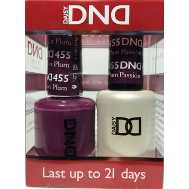 DND Nail Polish Gel & Matching Lacquer Set (455 Passion Plum)