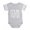 Heather Gray, variant on CafePress - Its OK Im With The DJ - Cute Infant Baby Football Bodysuit
