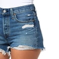 thumbnail image 6 of FchengtaiS Jean Shorts for Womens Summer Frayed Ripped Hem Denim Shorts Casual Mid Rise Jean Shorts with Pockets, 6 of 6