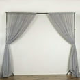 thumbnail image 3 of AK TRADING CO. 120" Wide (10Ft Wide) Sheer Voile Drape Panels for Backdrop, Wedding Events, Ceiling Drapes, Event Masking, Decor - Select from 6ft to 50ft Length. (10 feet x 20 feet, Silver), 3 of 6