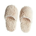 thumbnail image 3 of Milageto Floor Cleaning Slippers Multifunction Mop Slippers for Dirt Dust Living Room apricot, 3 of 8