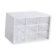 thumbnail image 2 of Mini organizador de cajones para organizar pequeños organizadores con cajones para suministros de arte Blanco, 2 of 9