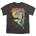thumbnail image 2 of Batman 70'S Batman Kids T Shirt (Large) for Youth Toddler Boys and Girls, Charcoal, 2 of 5