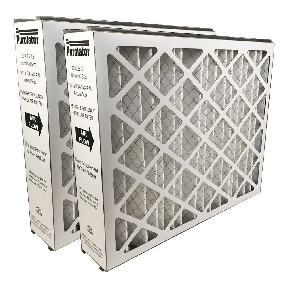 16X25X5 P5Merv 8 Purolator High End Filter, Replacement for Trion Air