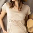 thumbnail image 4 of Joshua 1:9 Christian T-Shirt, Be Strong and Courageous Bible Verse Tee, Black, Size M, 4 of 6