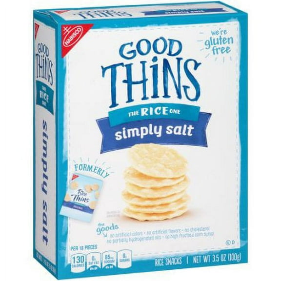 Nabisco Good Thins the Rice One Simply Salt