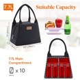thumbnail image 5 of Lifewit Lunch Bag for Women Men Medium, Insulated Lunch Box, Reusable Lunch Tote Bag for Work Black, 5 of 7