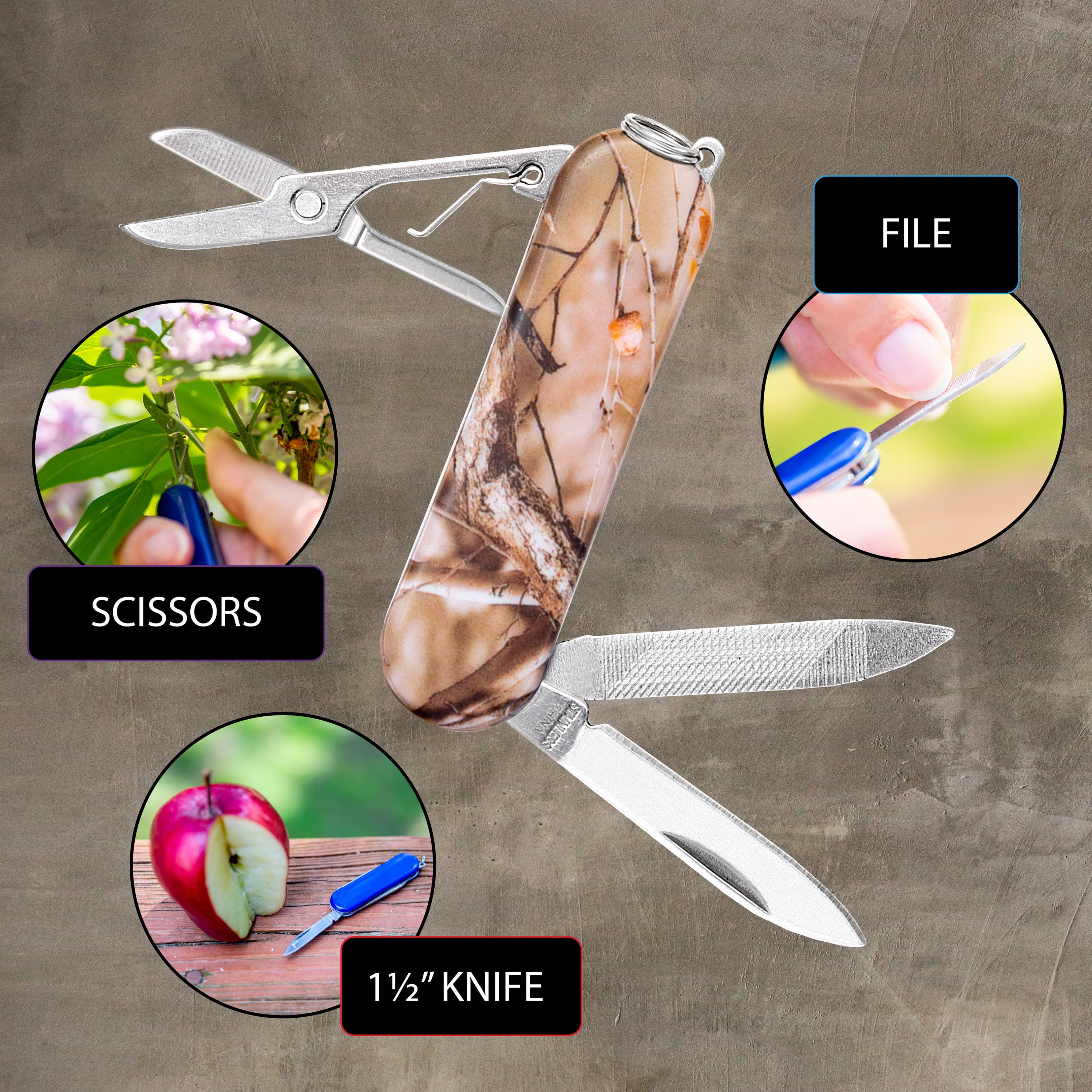 MAXAM® Multi-Function Knife - Camo