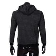 thumbnail image 4 of LYXSSBYX Mens Shirts Long Sleeve Men's Autumn Long Sleeve Zipper Hooded Sweatshirt Outwear Tops Blouse BK/M, 4 of 6
