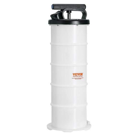 Fluid Extractor, 1.74 Gallons (6.5 Liters), Manual Hand-Operated Oil Changer Vacuum Fluid Extractor with Dipstick and Hose, Oil Extractor Change Pump for Automotive Fluids Vacuum Evacuation