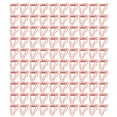 thumbnail image 2 of 100Pcs Trombone, en Acier Inoxydable en Forme de Pied Anti-Dérapant Trombones pour le Document de Bureau de Signet, 2 of 8