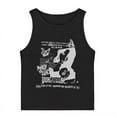 thumbnail image 6 of YCNYCHCHY Y2k Grunge Print Sleeveless Sexy Tank Top for Women Ribbed Knit Vest Streetwear Aesthetic Clothing Female Crop Top Women 2000s, 6 of 6