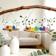 thumbnail image 5 of Seaglass Birds on a Branch, Colorful Sea Glass Bird Perch, Coastal Ocean Decor for Indoor Windows, Vibrant Sea Glass Wall Art for Nature Lovers, Unique Gift for Mom(8 Birds), 5 of 5