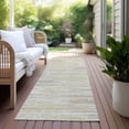 thumbnail image 6 of Addison Rugs Chantille Indoor/Outdoor Transitional Stripes Beige Washable Runner Rug, 2'3" x 7'6", 6 of 6