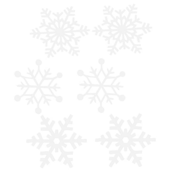 Raindrops Felt Snowflake Ornaments for Christmas and New Year Holiday Decoration Pendant