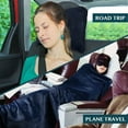 thumbnail image 5 of Pavilia Travel 100% Microfiber Polyester Throw, 43" x 60", 5 of 8