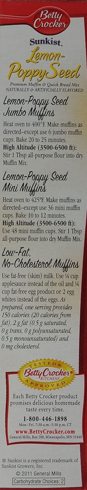 General Mills Betty Crocker  Muffin & Quick Bread Mix, 15.8 oz