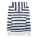 thumbnail image 5 of Mujeres Sexy Pocket Strip Crop Workout manga larga cuello alto con capucha Casual blusa abrigo Tops Fridja fksj3643, 5 of 5