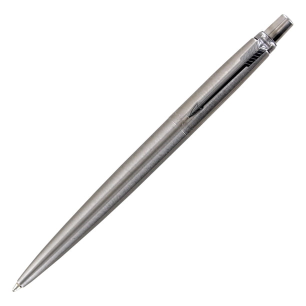 Bolígrafo Parker Jotter en Acero Inoxidable con Punta Mediana y Tinta Negra