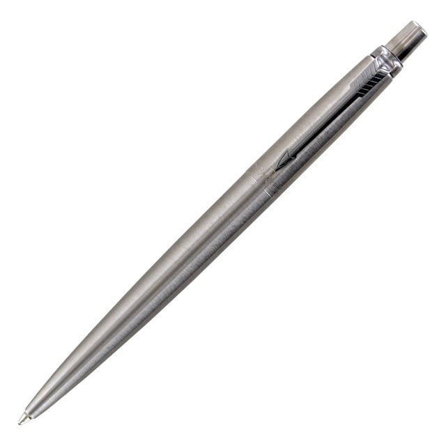 Bolígrafo Parker Jotter en Acero Inoxidable con Punta Mediana y Tinta Negra