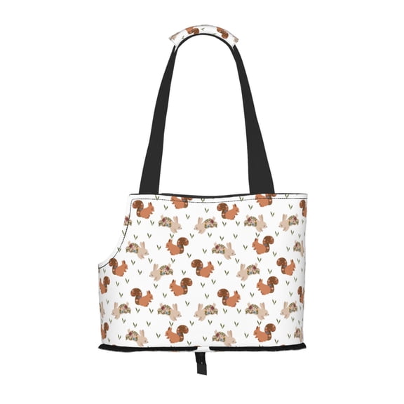 Xecao Rabbit And Squirrel for Cat Carrier Small Dog Handbag: The Ideal Travel Companion for Your Pet