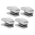 thumbnail image 4 of IFANLANDOR 4Set Anti-Wear Protection Shower Door Bumper for Bottom Sliding Shower Door Guide Silver 5X4.2cm, 4 of 8