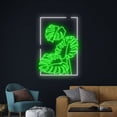thumbnail image 3 of Handmadetneonsign Monstera Leaves Neon Sign, Monstera Leaves Led Neon Art Decor, Home Wall Decor, 3 of 5