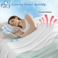thumbnail image 3 of Teal Ombre Cooling Blanket, Lightweight Breathable Summer Throw Blanket with Double Sided Cold Effect, Modern Abstract Art Farmhouse Striped Picnic Beach Blankets Bed Sheet for Hot Sleepers 50"x60", 3 of 8