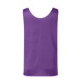 thumbnail image 6 of Purple Womens Tops Women's Satin Sleeveless Top Round Neck Trade Color Ding Loose Vest Shirts for Women, 6 of 6