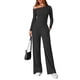 thumbnail image 1 of Conjunto Coordinado PRETTYGARDEN de Punto con Hombros Descubiertos XXL Gris Oscuro, 1 of 8