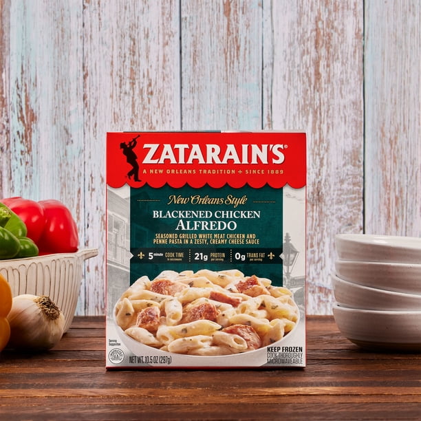 Zatarain' Blackened Chicken Alfredo | Quick prep meal packs
