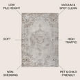 thumbnail image 3 of JONATHAN Y MODERN PERSIAN 8 x 10 Area Rug, Rosalia Cottage Medallion - Brown/Cream, MDP402A-8, 3 of 12